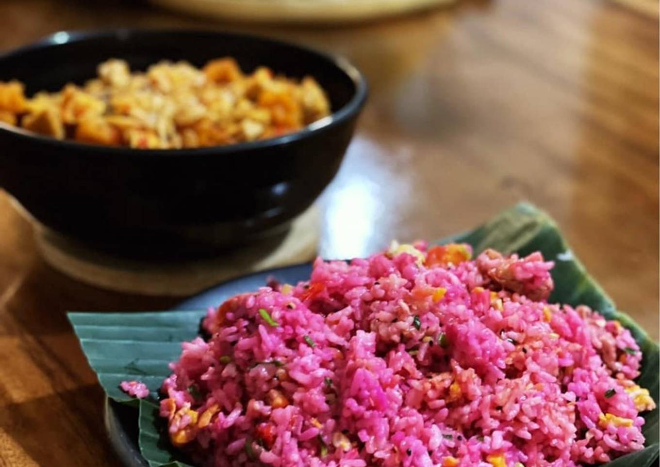 Nasi goreng buah naga