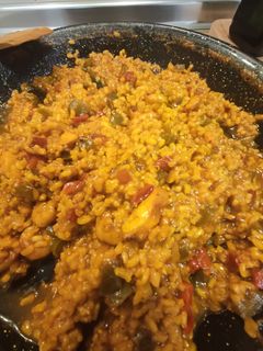 Una foto de Arroz caldoso de marisco topisimo