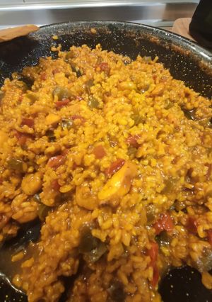Una foto de Arroz caldoso de marisco topisimo