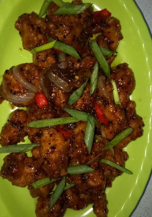 Foto resep Ayam lada hitam