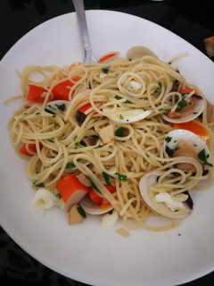 Una foto de Spaghetti a la marinera