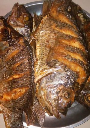 A picture of Deep fried Tilapia.