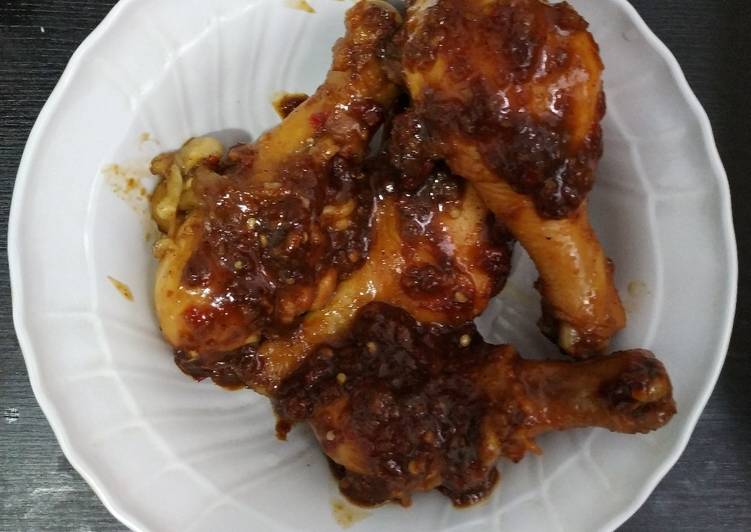 Resep @ENAK Ayam Kecap Pedas Manis menu masakan harian