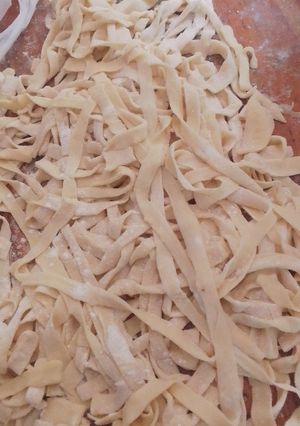 Una foto de Fideos caseros