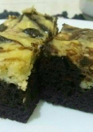 Foto resep Cream Cheese Brownies ala David Lebovitz