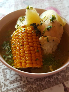 Una foto de Sancocho de pollo
