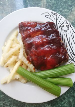 Una foto de Costillas de Cerdo en Salsa Barbecue