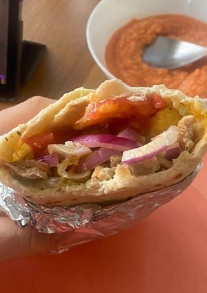 Una foto de Gyros griego