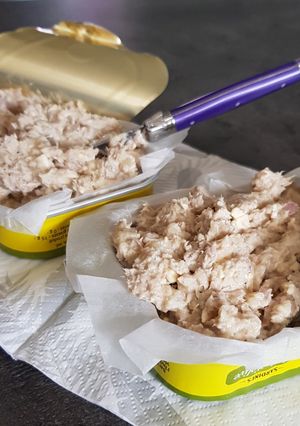 Une photo de Rillettes de sardines et dés d'artichauts