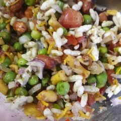 Matar bhel Chaat A picture of Matar bhel Chaat.