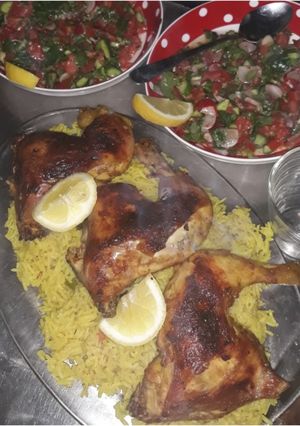 صورة لوصفة كبسة دجاج
