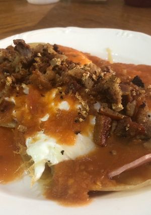 A picture of Sonoran-Style Huevos Rancheros.