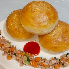 A picture of Mince and veg Buns.