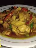 Kulit ayam saos tiram