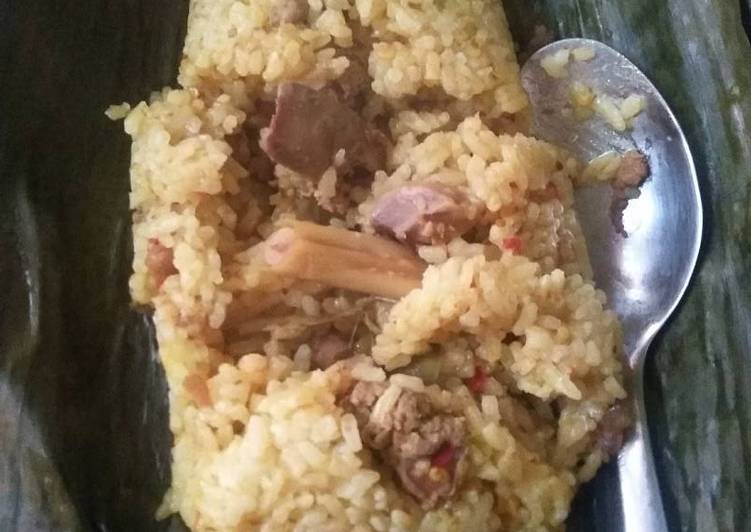 Bagaimana memasak Nasi bakar ati ampela Anti Gagal
