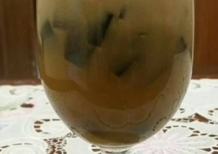 Bahan Ciitam (cincau hitam) Kuah Santan | Langkah Membuat Ciitam (cincau hitam) Kuah Santan Yang Bikin Ngiler