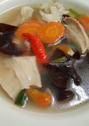 Foto resep Sup kembang tahu