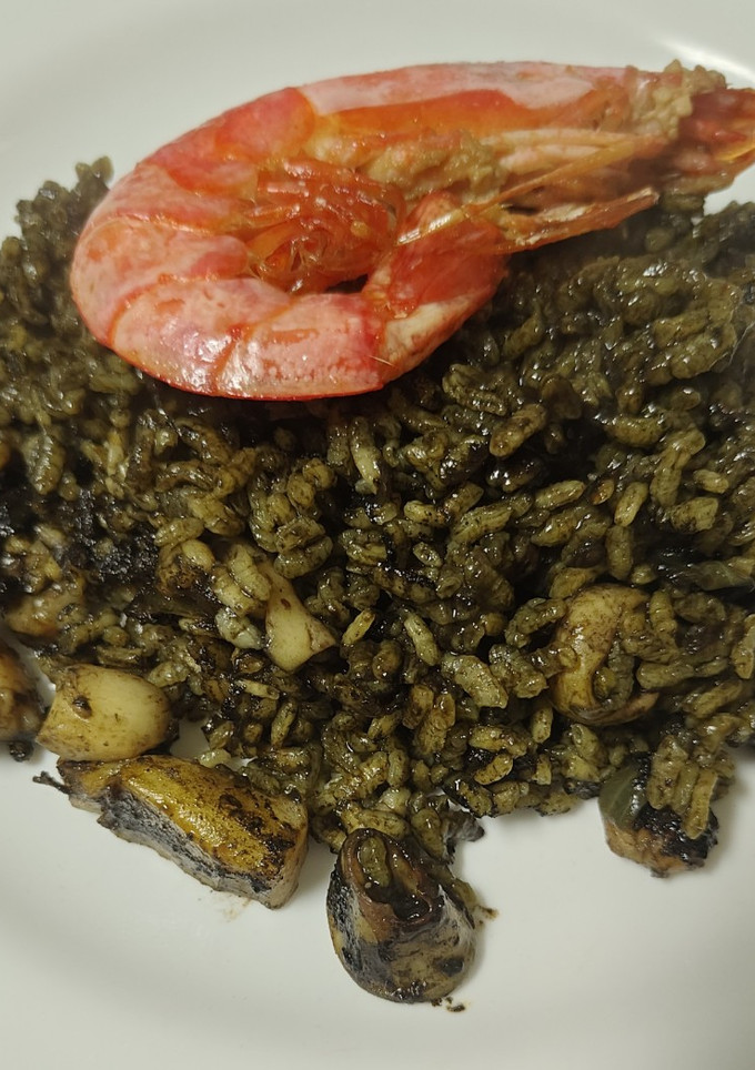 Una foto de Arroz negro