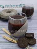 Puding oreo lapis coklat
