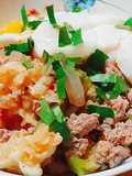 ยำไข่ต้มหมูสับจี๊ดจ๊าด Low carb