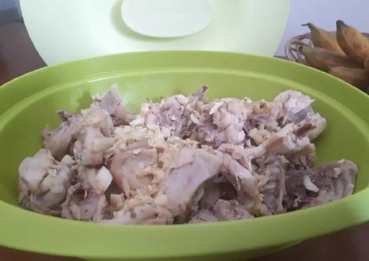 Cara Gampang Menyiapkan Ayam Pek Cam Ke/Tim ayam (pendamping nasi hainan), Menggugah Selera