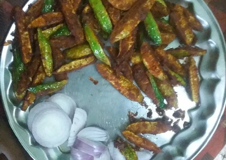 Recipe of Super Quick Homemade Kovakkai chilli