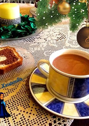 Φωτογραφία της συνταγής Ζεστή ☕ σοκολάτα 🍫 με γεύση φράουλα 🍓