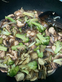 Foto resep Brokoli cah ayam jamur