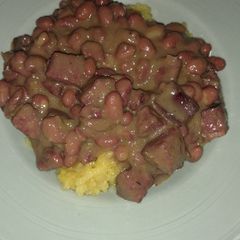 A picture of Creamy Cajun Red Beans.