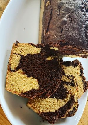 Une photo de Marbré au chocolat
