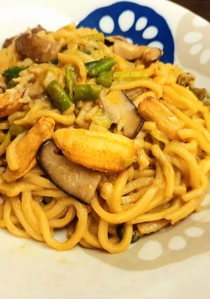 【透食】台式海味炒麵 的食譜成品照片