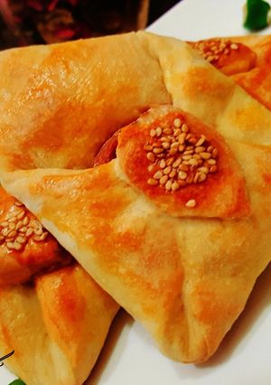 صورة لوصفة فطاير بشكل ظرف 💌