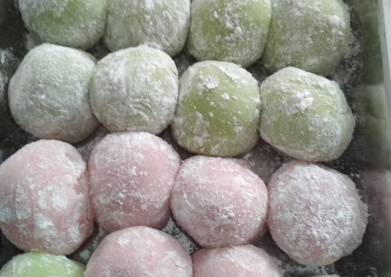 Resep #8-4-2019.mochi isi kacang merah& kacang tanah