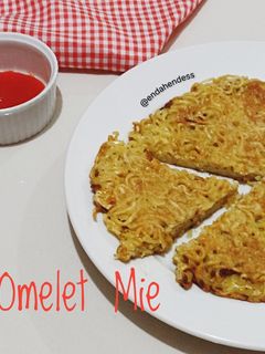 Foto resep Omelet Mie, Pizza Mie 💛🍜