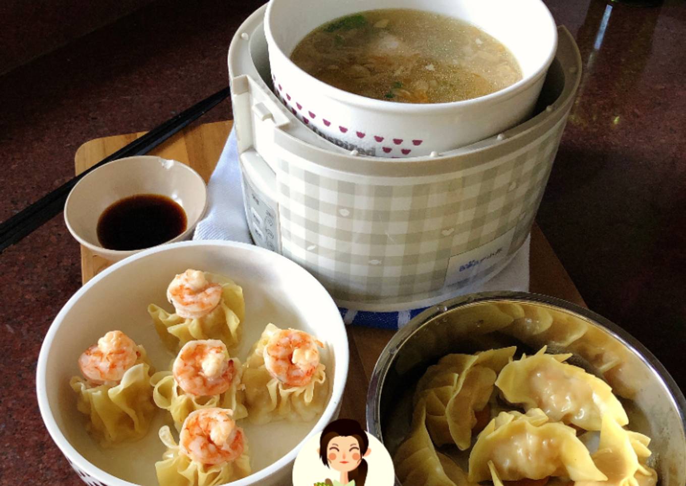 Siomay & Dumpling Ayam Udang, Sup Bakso Rambutan Kreasi untuk Haezbaby ESC