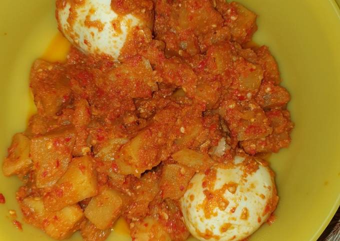 Balado Telor & Kentang