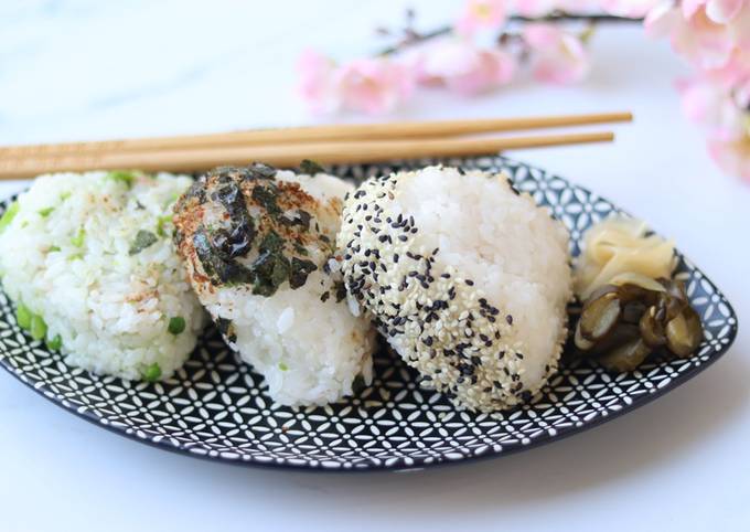Recipe of Perfect Yummy Onigiri Japanese Rice Balls 🍙