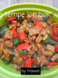 Foto resep Oseng tempe lombok