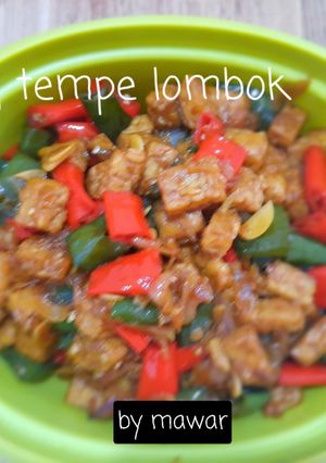 Foto resep Oseng tempe lombok