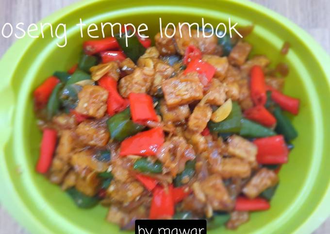 Oseng tempe lombok