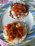 Bruschetta-galletta senza glutine e latte
