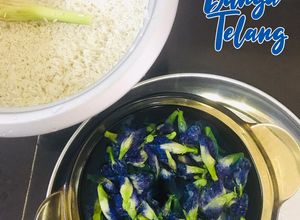Gambar Nasi Biru Bunga Telang