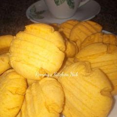 A picture of Custard Cookies #mykidsfavouritedish.