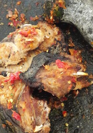 Foto resep Ikan pari sambal geprek