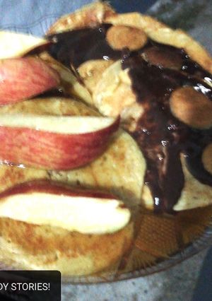 Φωτογραφία της συνταγής Διπλή πανδαισία!! 🥞🥞🍫🍯
