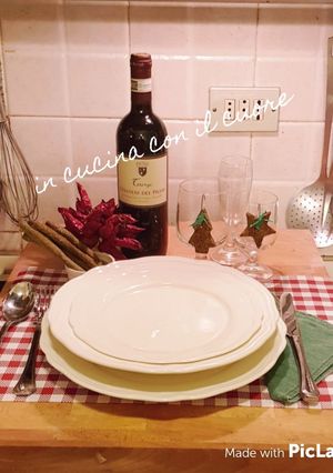 Foto di Salatini segnaposto ai broccoletti epeperoncino