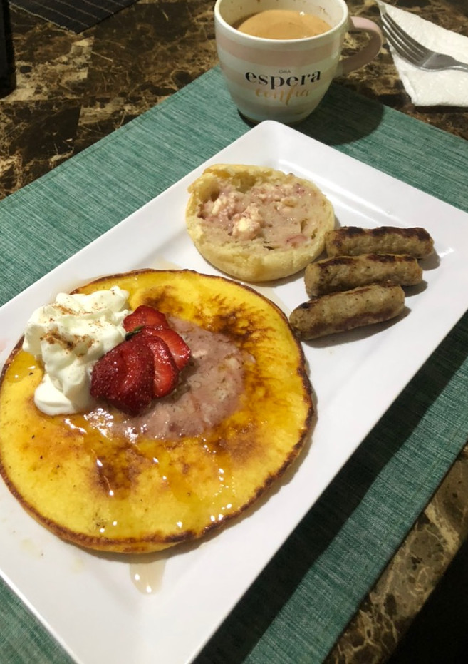 Una foto de Pancakes keto a lo Chef G