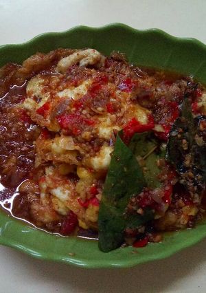 Foto resep Telor balado kacang