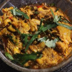 A picture of Chicken Nkwobi.