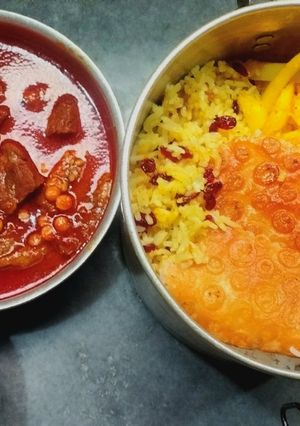 عکسی از دستور خورشت قیمه بادمجان
